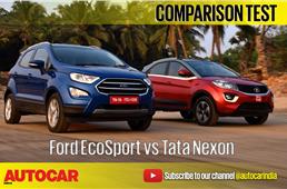 2017 Ford EcoSport vs Tata Nexon comparison video